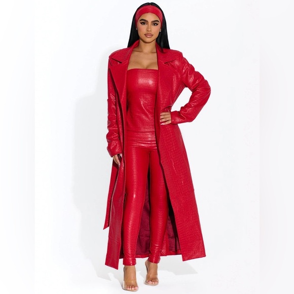 Naked Wardrobe The Crocodile Coat - Picture 6 of 15